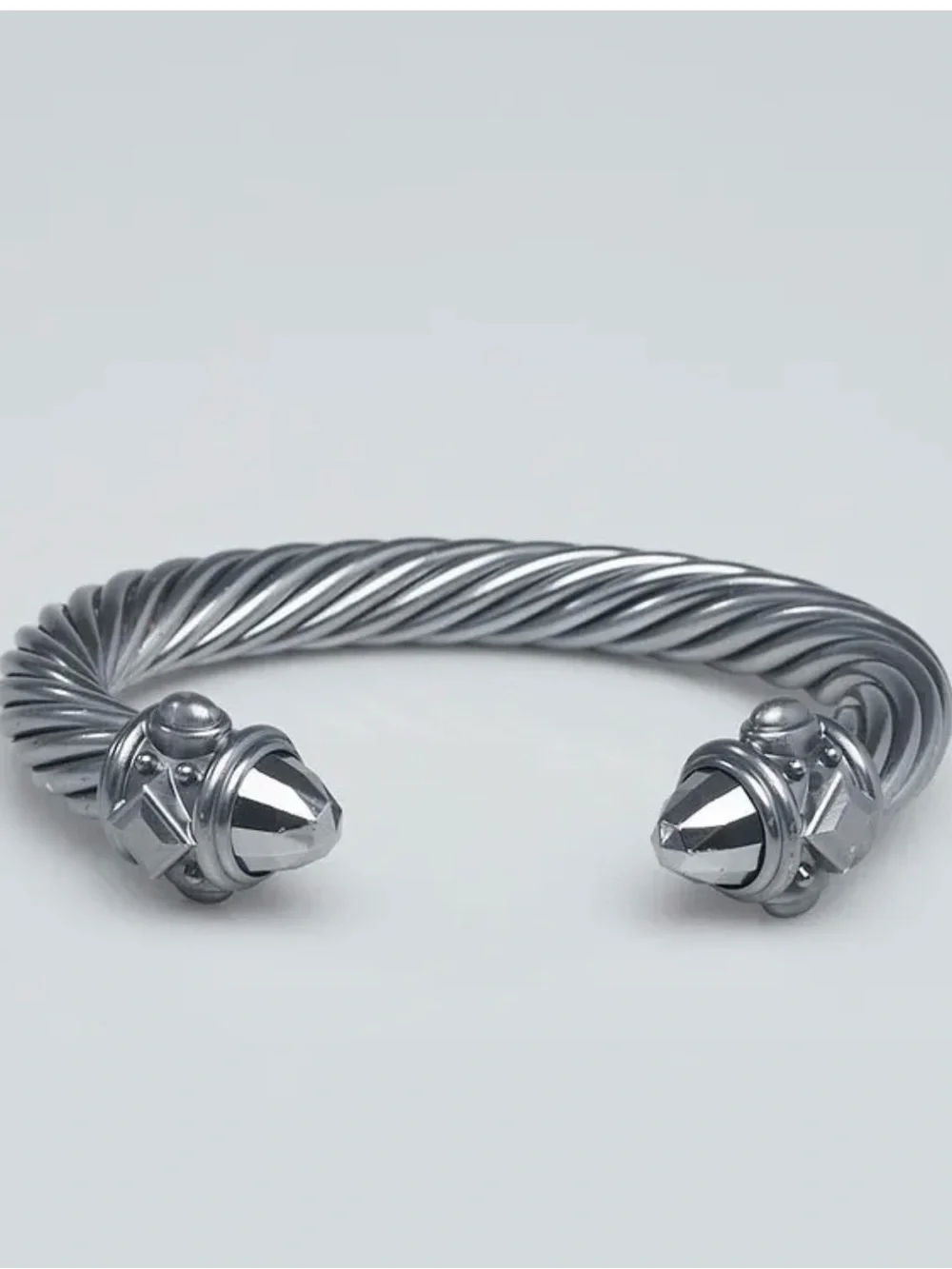 DAVID YURMAN 10mm Grey Aluminum Cable Renaissance Bracelet